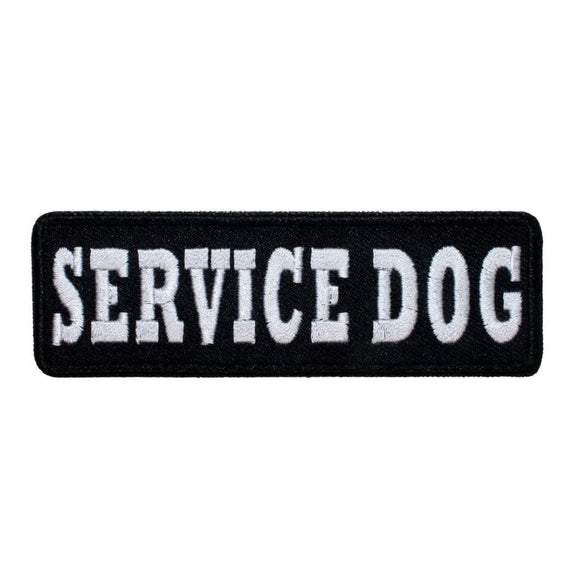 4 Inch Service Dog Patch Vest Harness Pet Smaller Embroidered Iron On Applique