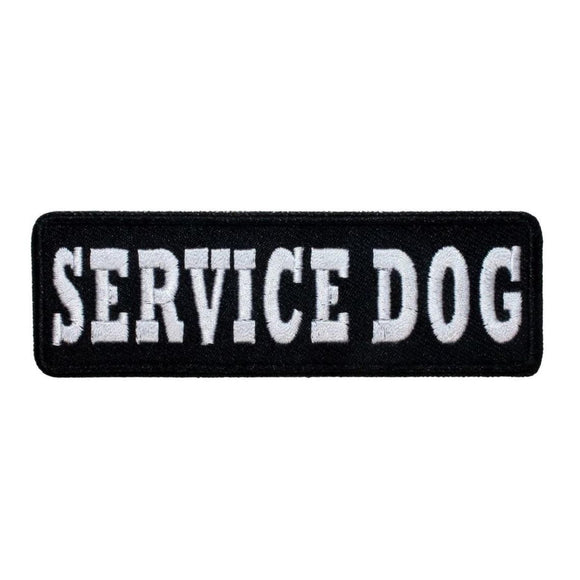 4 Inch Service Dog Patch Vest Harness Pet Smaller Embroidered Iron On Applique