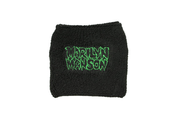 Marilyn Manson Logo Wristband Hard Rock Shock Rock Athletic Apparel Merchandise