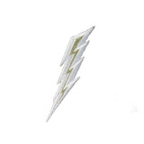 ID 8813 Lightening Bolt Patch Electric Light Craft Embroidered Iron On Applique