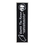 The Raven Nevermore Embroidered Bookmark Patch Sew On Poe Fan Craft Book Reader