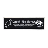 The Raven Nevermore Embroidered Bookmark Patch Sew On Poe Fan Craft Book Reader