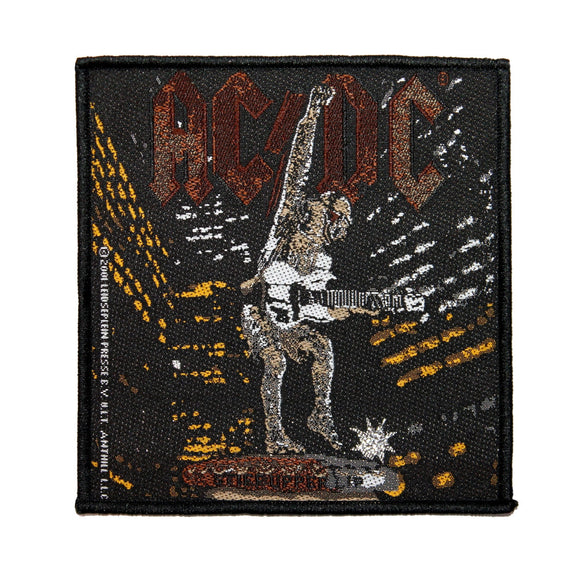 AC/DC ACDC Stiff Upper Lip Album Art Patch Hard Rock Music Woven Sew On Applique