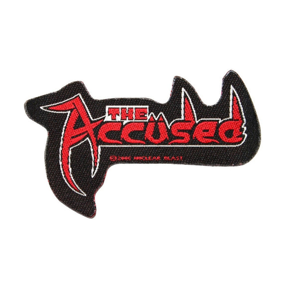 The Accused Band Name Cutout Logo Patch Thrash Metal Music Woven Sew On Applique