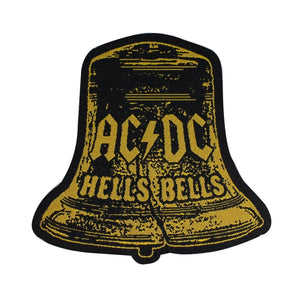 AC/DC ACDC Hells Bells Die Cut Logo Patch Hard Rock Fan Band Sew On Applique