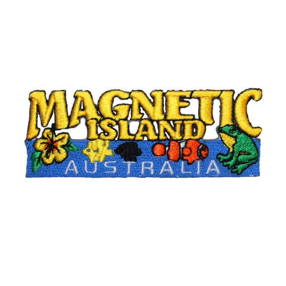 Australia Magnetic Island Patch Ocean Travel Badge Embroidered Iron On Applique
