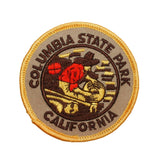 Columbia State Park California Patch Travel Badge Embroidered Iron On Applique