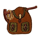 ID 0101 Camping Backpack Patch Saddle Bag Embroidered Iron On Badge Applique