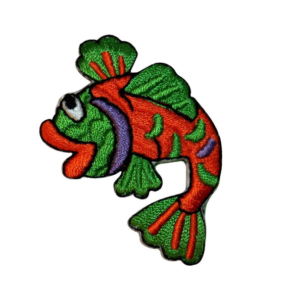 ID 0139 Tropical Fish Patch Hawaii Swim Ocean Embroidered Iron On Applique