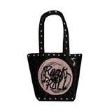 ID 0140 Rock N Roll Purse Patch Handbag 50s Style Embroidered Iron On Applique
