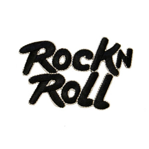 ID 0151 Rock N Roll Music Patch Genre Popular Embroidered Iron On Badge Applique