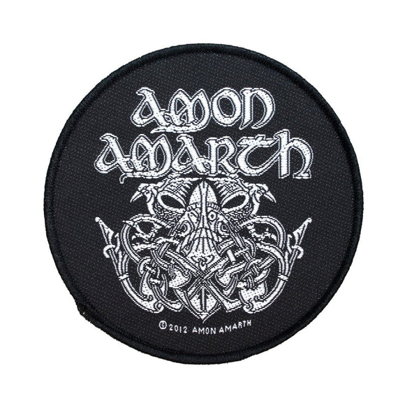 Amon Amarth Odin Patch Norse Art Viking Symbol Metal Music Band Sew On Applique