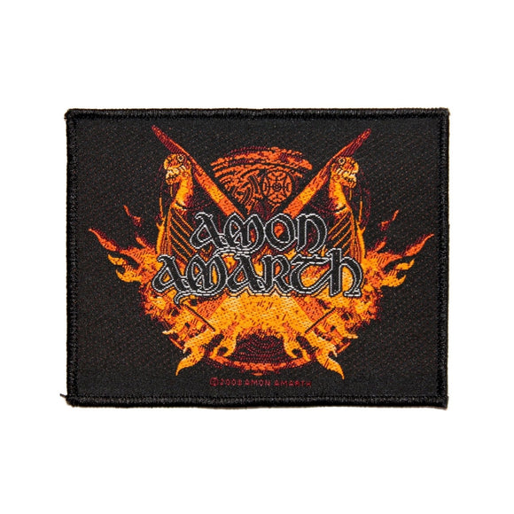 Amon Amarth Viking Horde Patch Ship Art Norse Metal Music Band Sew On Applique