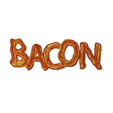 BACON Patch Word Breakfast Meat Lover Food Embroidered Iron-On Applique