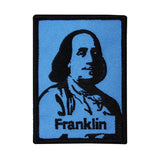 Benjamin Franklin Patch America Founding Father Ben Embroidered Iron On Applique