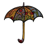 ID 0029 Colorful Umbrella Patch Hippie Peace Embroidered Iron On Applique