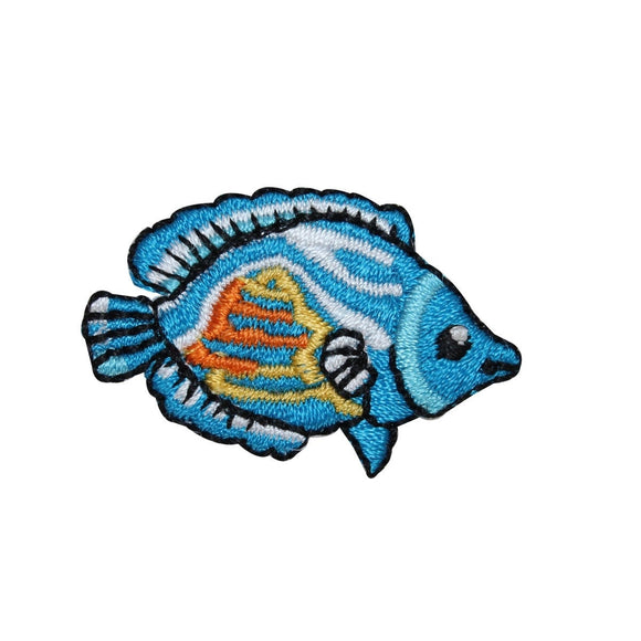 ID 0182A Small Tropical Fish Patch Ocean Animal Embroidered Iron On Applique