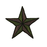 ID 0167 Camo Nautical Star Patch Military Award Embroidered Iron On Applique