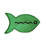 ID 0201 Tropical Gold Fish Patch Egyptian Symbol Embroidered Iron On Applique
