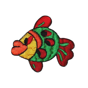 ID 0242B Tropical Pet Fish Patch Ocean Sea Life Embroidered Iron On Applique