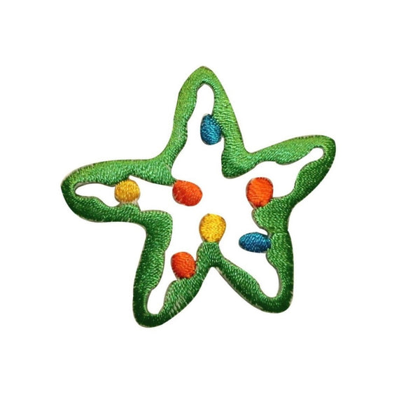 ID 0319 Christmas Starfish Fish Patch Ocean Sand Embroidered Iron On Applique