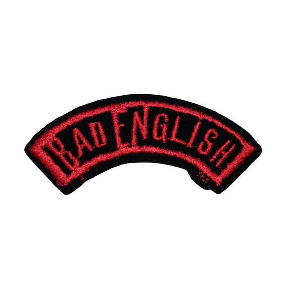 Bad English Band Name Logo Patch Rock Metal Embroidered Iron On Applique