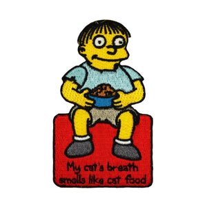 The Simpsons Ralph "My Cat's Breath Smells Like Cat Food" Patch Iron On