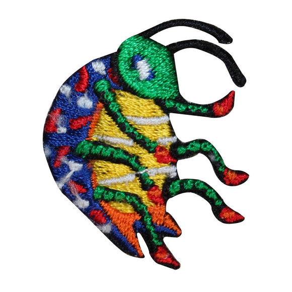 ID 0436A Multi Color Beetle Patch Garden Bug Insect Embroidered Iron On Applique