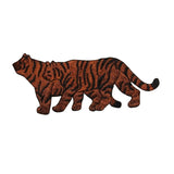 ID 0657 Pair of Tiger Mates Patch Safari Nature Zoo Embroidered Iron On Applique