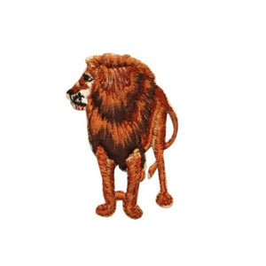 ID 0662B Large Safari Lion Patch African Wild Life Embroidered Iron On Applique