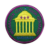 Wiesbaden City Tour Germany Patch Kurhaus Vintage  Embroidered Iron On Applique