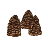 ID 0731 Group of Pine Cones Patch Tree Seed Conifer Embroidered Iron On Applique