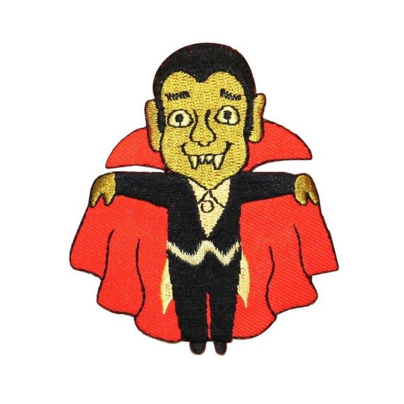ID 0889 Cartoon Dracula Vampire Patch Halloween Embroidered Iron On Applique
