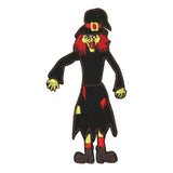 ID 0900 Witch Costume Patch Halloween Trick Treat Embroidered Iron On Applique