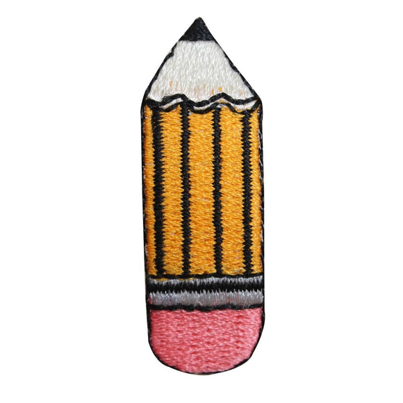 ID 0970B School Pencil Patch Writing Utensil Lead Embroidered Iron On Applique
