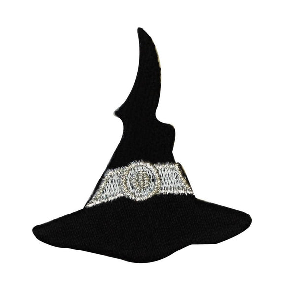 ID 0901A Witches Hat Patch Halloween Trick Treat Embroidered Iron On Applique