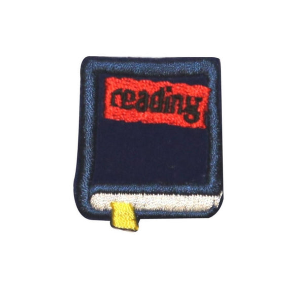 ID 0987A School Reading Book Patch English Class Embroidered Iron On Applique