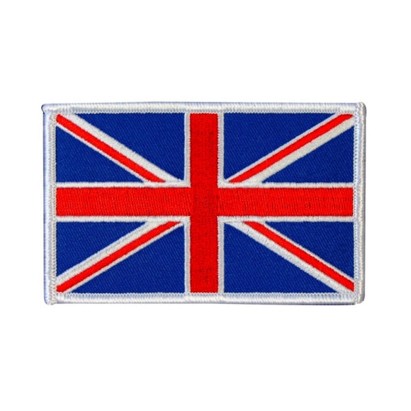 Union Jack National Flag Patch British UK Country Embroidered Iron On Applique