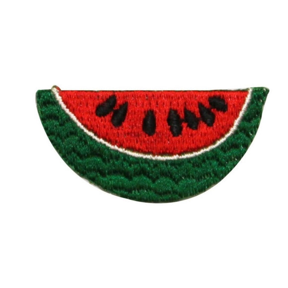 ID 1193 Watermelon Slice Patch Summer Sweet Fruit Embroidered Iron On Applique