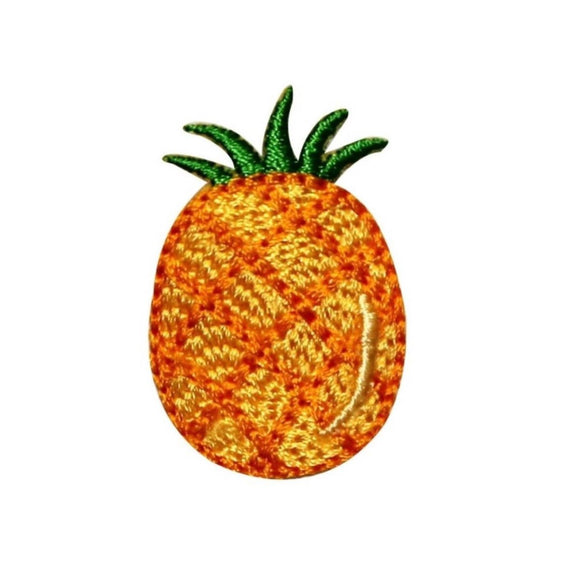 ID 1206 Fresh Pineapple Patch Tropical Beach Fruit Embroidered Iron On Applique