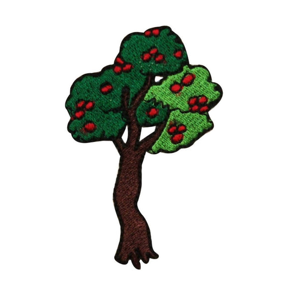 ID 1236 Cherry Tree Patch Summer Fruit Grow Orchard Embroidered Iron On Applique