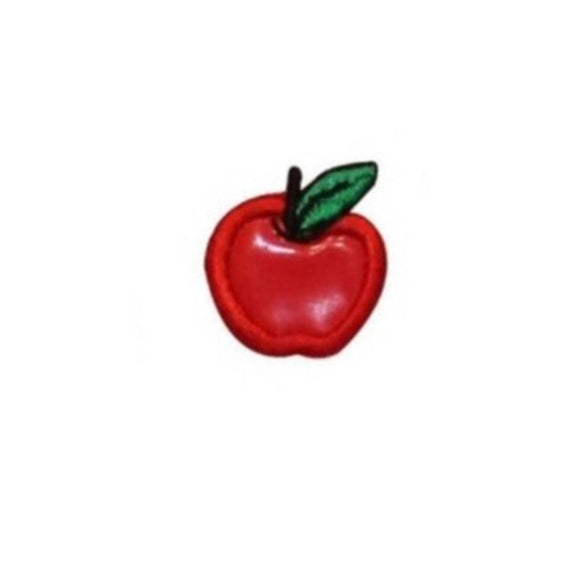 ID 1235F Tiny Apple Symbol Patch Fresh Fruit Summer Snack Vinyl Iron On Applique