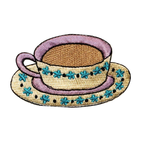 ID 1268Y Cup Of Coffee Patch Expresso Cappuccino Embroidered Iron On Applique