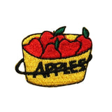 ID 1296 Apple Picking Patch Orchard Farm Harvest Embroidered Iron On Applique