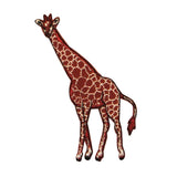 ID 0558 Wild Giraffe Patch African Safari Zoo Embroidered Iron On Applique