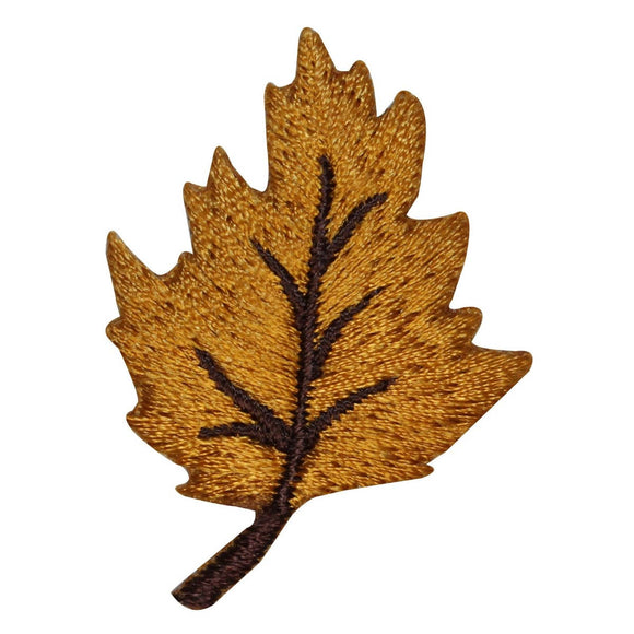 ID 1403 Fall Maple Leaf Patch Autumn Tree Falling Embroidered Iron On Applique
