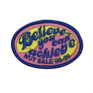 Scout Believe You Can Achieve Patch Nut Sale Badge Embroidered Iron On Applique