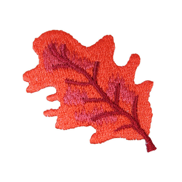ID 1421C Autumn Oak Leaf Patch Tree Decoration Embroidered Iron On Applique