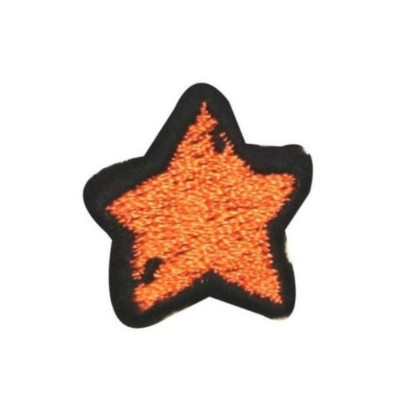 ID 0846B Tiny Star Patch Halloween Astronomical Embroidered Iron On Applique