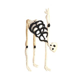 ID 0885 Scary Skeleton Patch Halloween Decoration Embroidered Iron On Applique